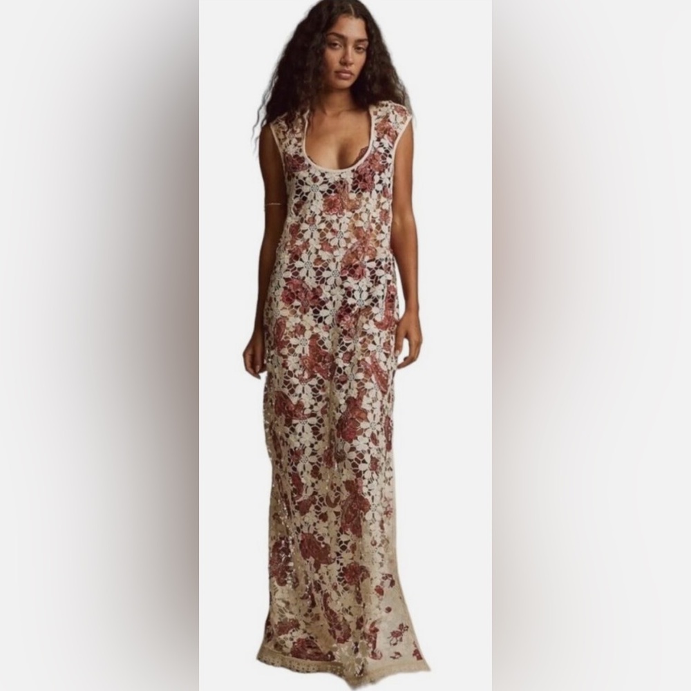 Free People Lilly Lace Maxi Dress